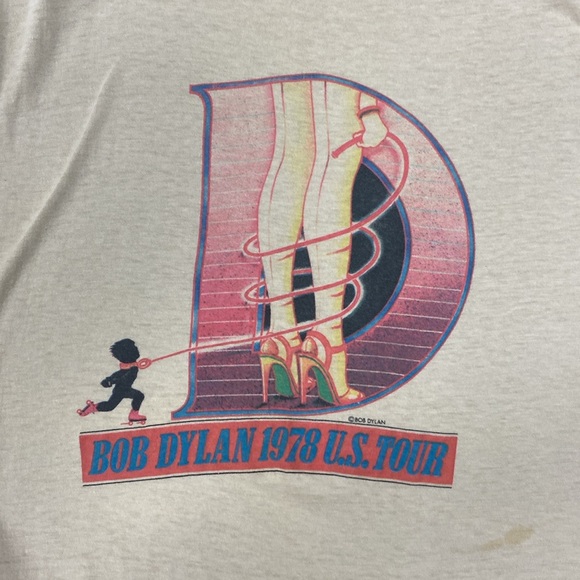 Bob Dylan 1978 US Tour Shirt - XL - Picture 2 of 4